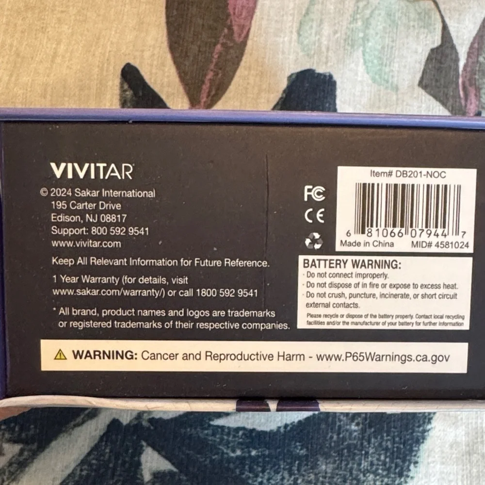Vivitar White Video Doorbell & Chime - Wireless Night Vision. UNOPENED BOX.